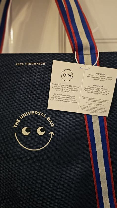 tesco anya hindmarch bag store list